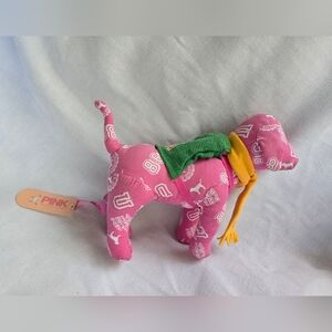 NWT Victoria Secret PINK Phi Beta mini Dog Stuffed Plush Rare Limited Edition